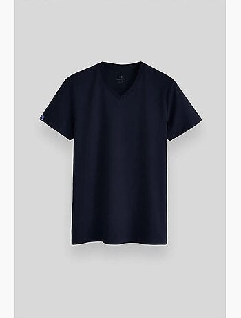 Men's t-shirt a maniche corte con scollo a v tommy