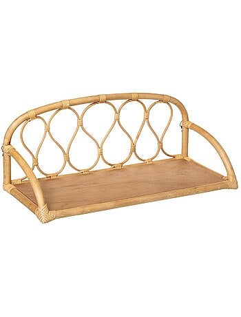 Mensola a muro in rattan