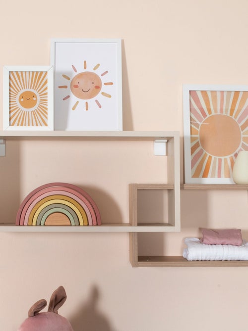 Mensola a parete 2 vani in melaminico per cameretta "Roba Jil" - Kiabi