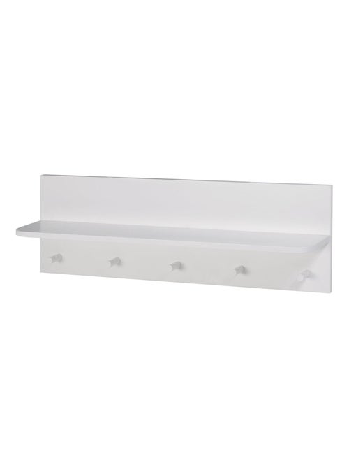 Mensola da parete in legno con 5 appendini per cameretta "Roba Maren 2" - Kiabi