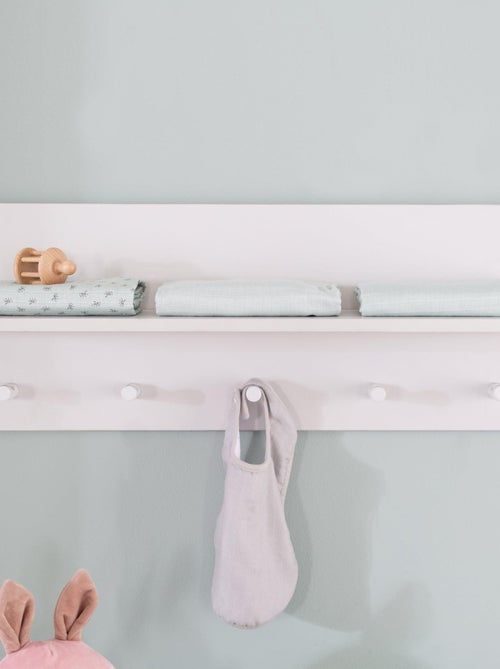 Mensola da parete in legno con 5 appendini per cameretta "Roba Maren 2" - Kiabi