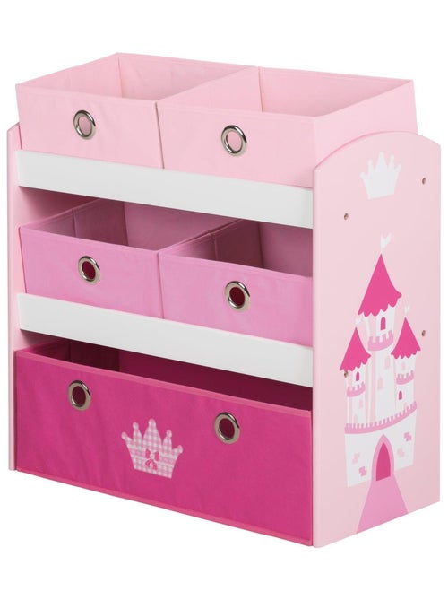 Mensola porta‑giochi con 5 scatole in tessuto "Roba Krone" - Kiabi