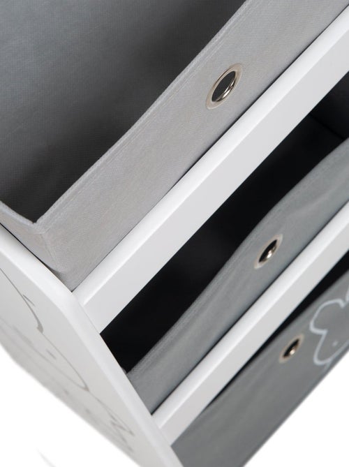 Mensola porta‑giochi con 5 scatole in tessuto "Roba Miffy" - Kiabi