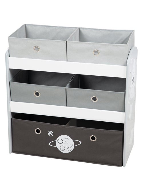 Mensola porta‑giochi con 5 scatole in tessuto "Roba Rakete" - Kiabi