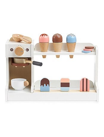 Mercatino legno macchina caffè e dei gelati Mamabrum