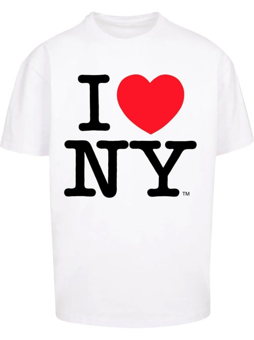 MerchCode I Love NY Maglietta Oversize Uomo - Kiabi MerchCode I Love NY Maglietta Oversize Uomo - Kiabi