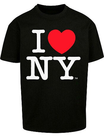 MerchCode I Love NY Maglietta Oversize Uomo