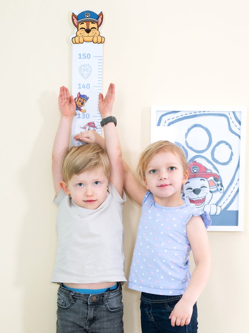 Metro da parete in legno motivo cane "Paw Patrol" – ROBA Bianco Multicolore Blu - Kiabi
