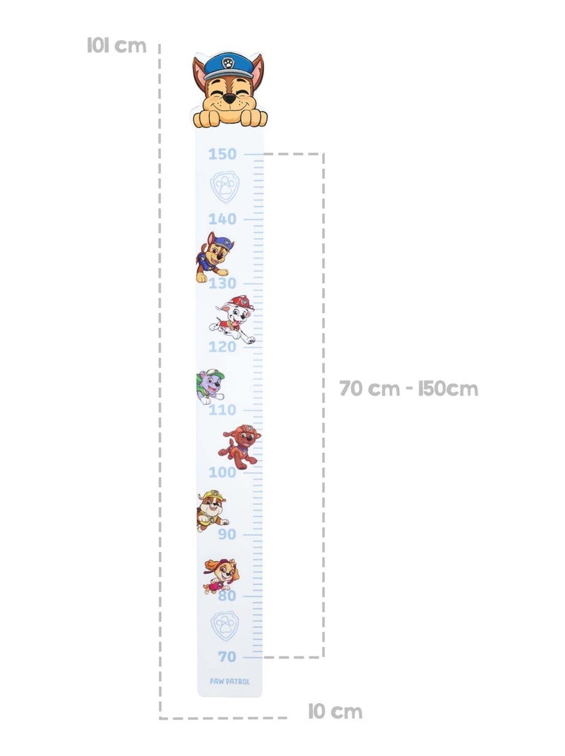 Metro da parete in legno motivo cane "Paw Patrol" – ROBA Bianco Multicolore Blu - Kiabi
