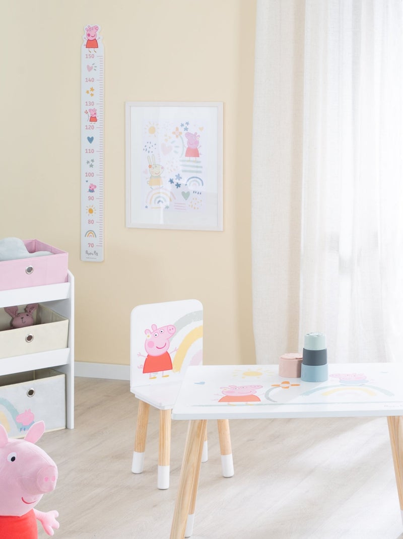 Metro da parete in legno "Peppa Pig" – ROBA Bianco Rosa - Kiabi