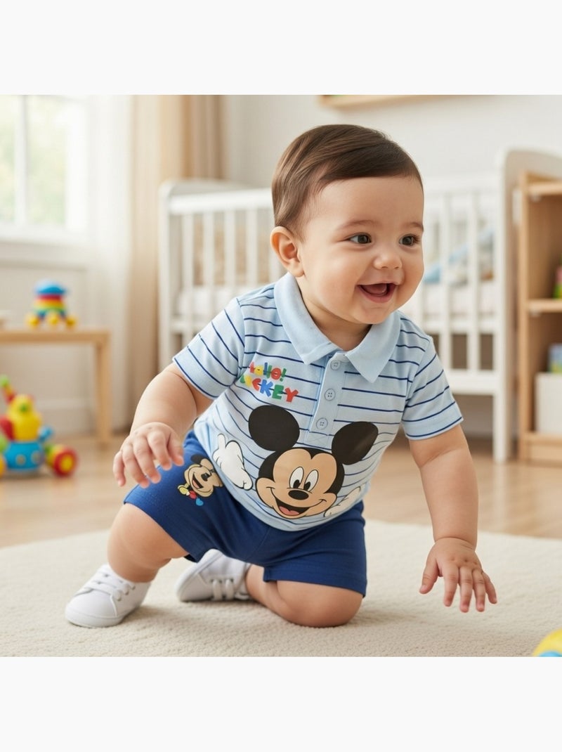 Mickey - Completo bebè bambino Blu - Kiabi