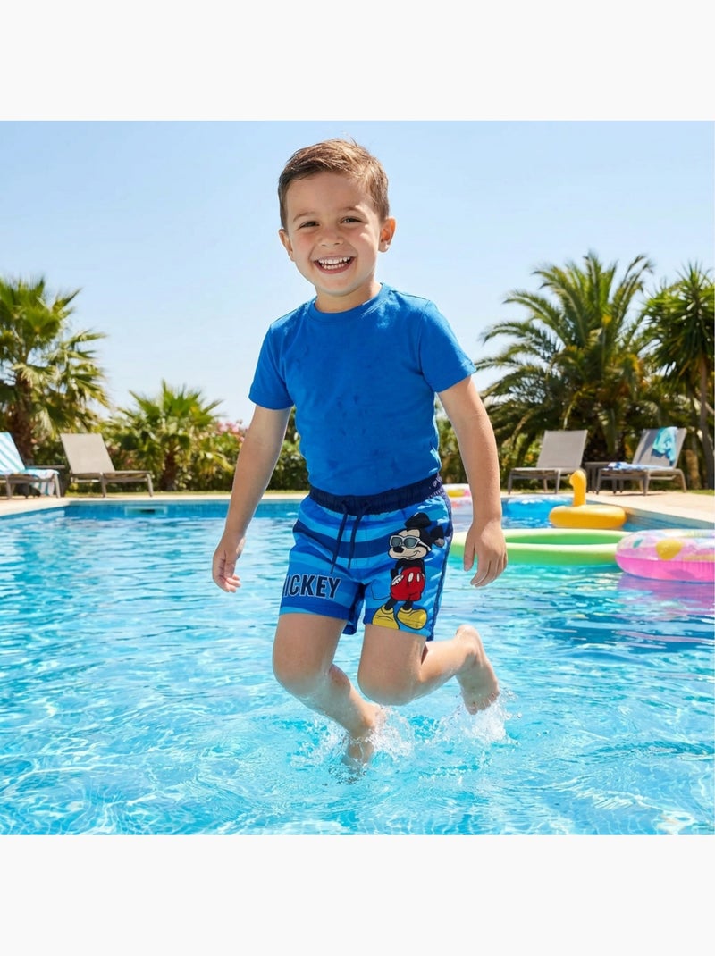 Mickey - Costume da bagno bambino Blu - Kiabi