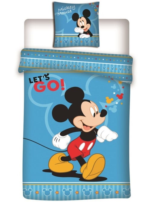 Mickey Disney - Completo Letto per Bambini Disney - Copripiumino 140 x 200 cm Federa 63 x 63 cm - Kiabi Mickey Disney - Completo Letto per Bambini Disney - Copripiumino 140 x 200 cm Federa 63 x 63 cm - Kiabi