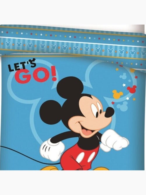 Mickey Disney - Completo Letto per Bambini Disney - Copripiumino 140 x 200 cm Federa 63 x 63 cm - Kiabi Mickey Disney - Completo Letto per Bambini Disney - Copripiumino 140 x 200 cm Federa 63 x 63 cm - Kiabi