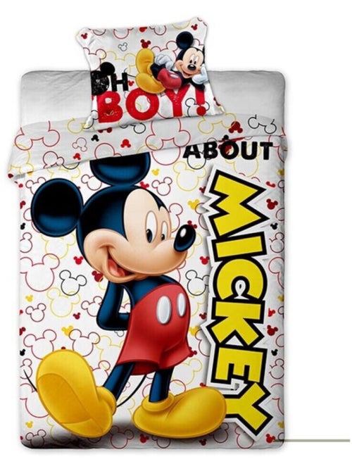 Mickey Disney, Completo Letto Bambino Stampato Reversibile, BOY - Kiabi Mickey Disney, Completo Letto Bambino Stampato Reversibile, BOY - Kiabi