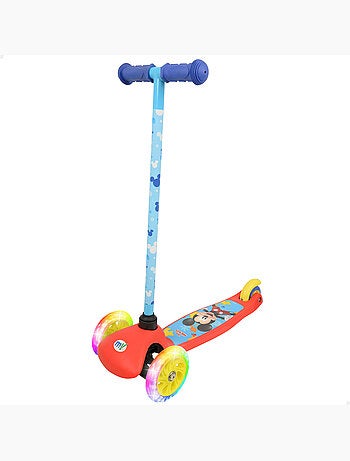 Mickey monopattino a 3 ruote 55x23x68 cm max 20 kg con luci e freni