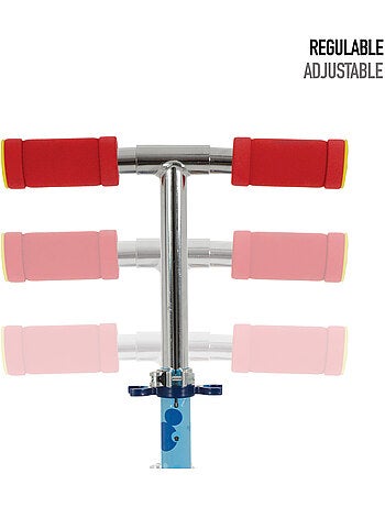 Mickey monopattino pieghevole a 2 ruote 65x30x75-82 cm max 50 kg con freno