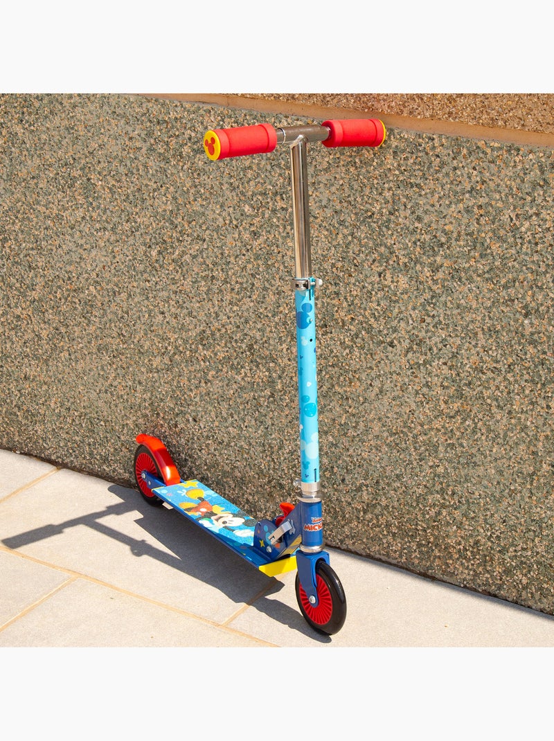 Mickey monopattino pieghevole a 2 ruote  65x30x75-82 cm max 50 kg con freno N/D - Kiabi