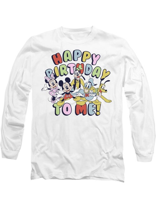 Mickey Mouse Happy Birthday To Me! Maglietta Adulto Unisex - Kiabi