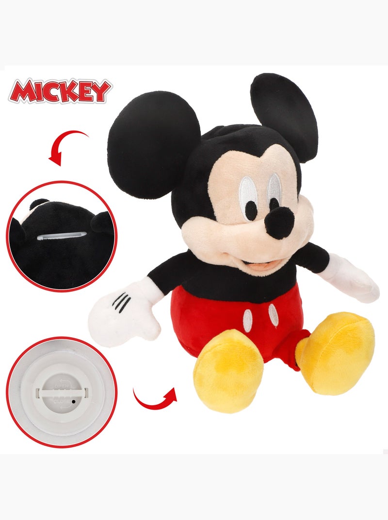 Mickey salvadanaio di peluche per bambini 20 cm Nero - Kiabi