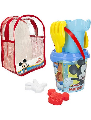 Mickey set di secchielli beach con accessori e borsa da trasporto