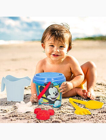 Mickey set di secchielli beach con accessori e borsa da trasporto