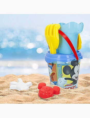 Mickey set di secchielli beach con accessori e borsa da trasporto