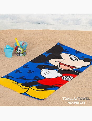 Mickey set di secchielli da spiaggia con accessori asciugamano e borsa
