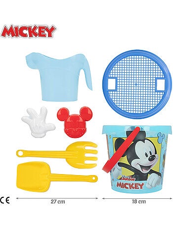 Mickey set di secchielli da spiaggia con accessori asciugamano e borsa