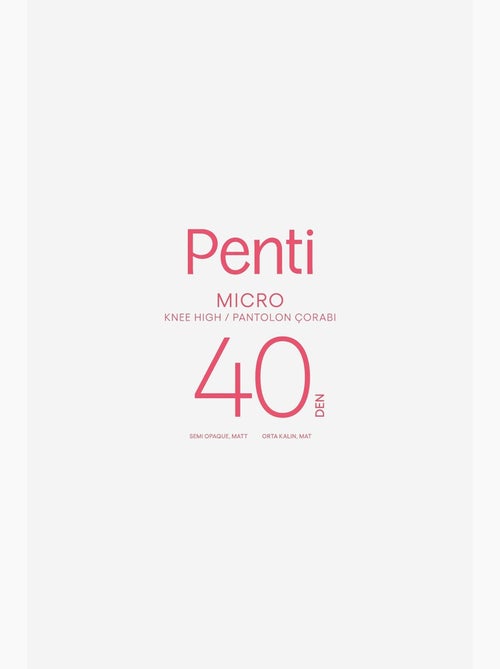 Micro 40 calze pantalone penti - Kiabi Micro 40 calze pantalone penti - Kiabi