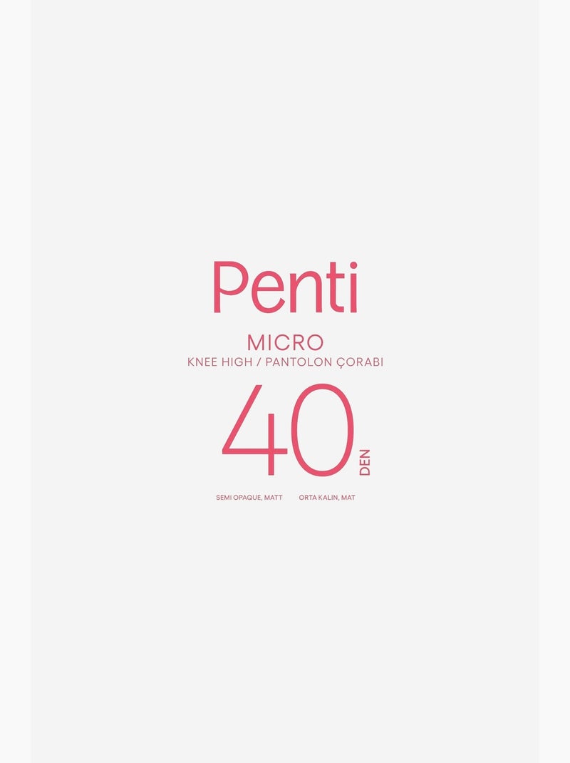 Micro 40 calze pantalone penti Grège - Kiabi