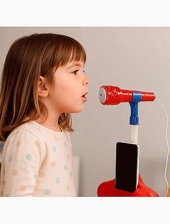 Microfono giocattolo wireless per bambini con melodie e luci bontempi