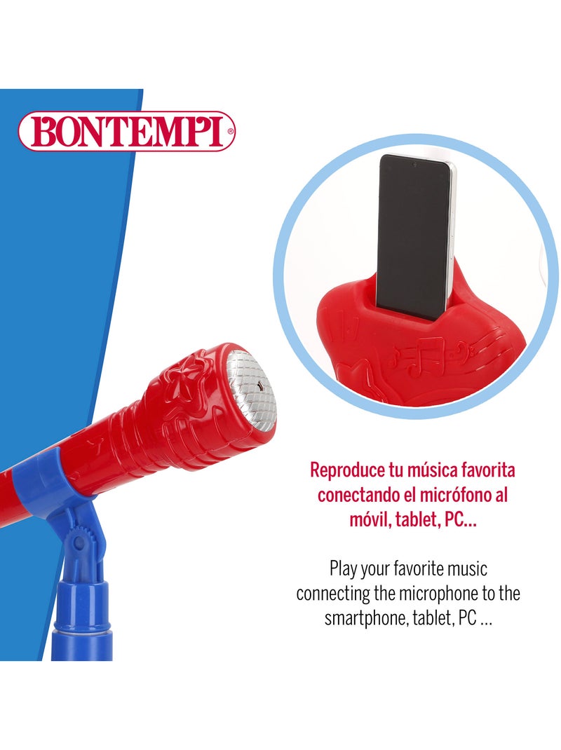 Microfono giocattolo wireless per bambini con melodie e luci bontempi N/D - Kiabi