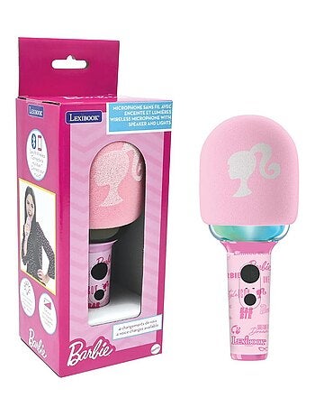 Microfono karaoke barbie microfono con effetti sonori e luminosi