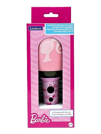 Microfono karaoke barbie microfono con effetti sonori e luminosi
