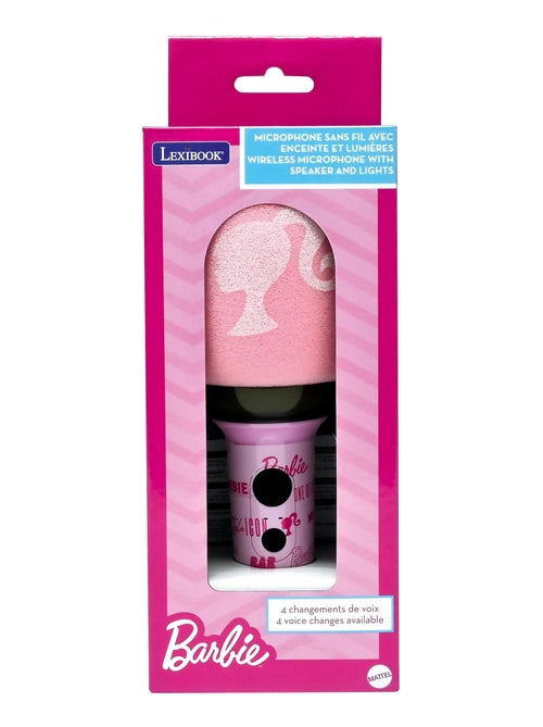 Microfono karaoke barbie microfono con effetti sonori e luminosi - Kiabi Microfono karaoke barbie microfono con effetti sonori e luminosi - Kiabi