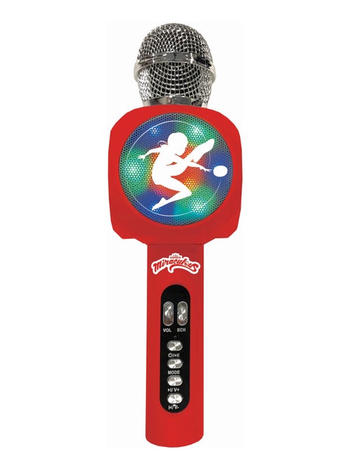 Microfono Karaoke Bluetooth® miracoloso con altoparlante, luci e funzione di cambio voce - Kiabi
