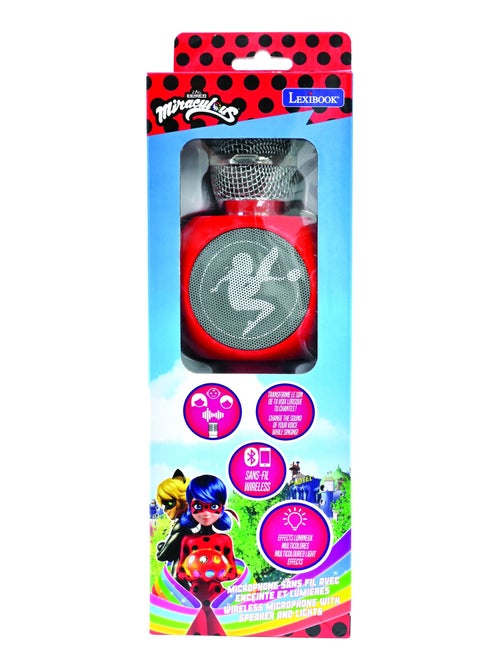 Microfono Karaoke Bluetooth® miracoloso con altoparlante, luci e funzione di cambio voce - Kiabi