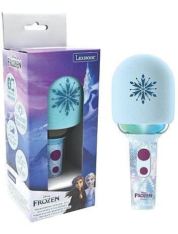 Microfono Karaoke Frozen Bluetooth/wireless con effetti sonori e luminosi