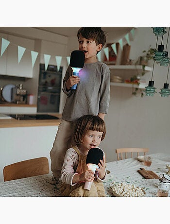 Microfono karaoke luminoso per bambini | Kidywolf