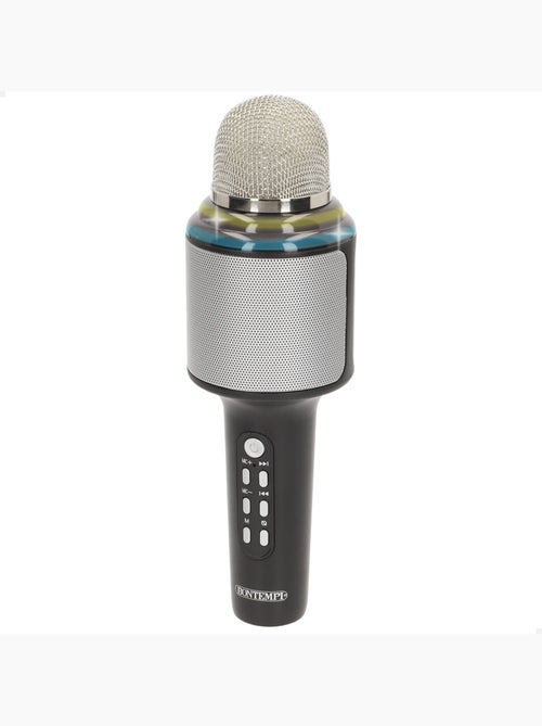 Microfono karaoke wireless con altoparlante e luci bontempi - Kiabi