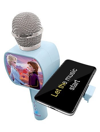 Microfono karaoke wireless Frozen con altoparlante Bluetooth® integrato