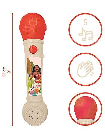 Microfono luminoso con melodie ed effetti sonori
