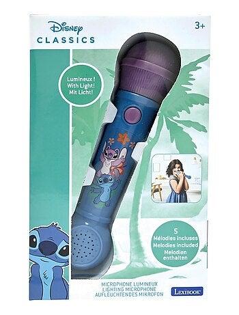 Microfono luminoso con melodie ed effetti sonori