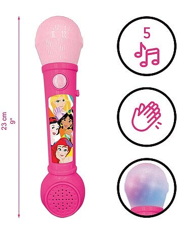 Microfono luminoso con melodie ed effetti sonori