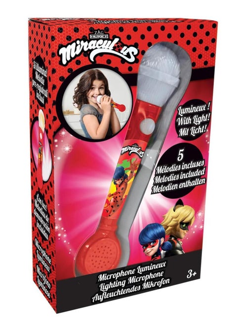 Microfono luminoso miracoloso con melodie ed effetti sonori - Kiabi