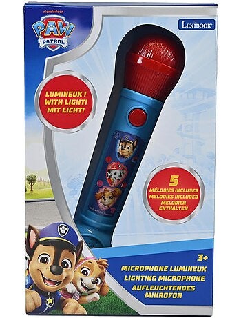 Microfono luminoso Paw Patrol con melodie ed effetti sonori