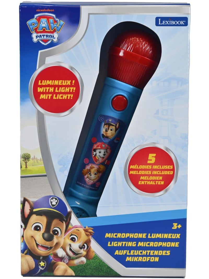 Microfono luminoso Paw Patrol con melodie ed effetti sonori Blu - Kiabi