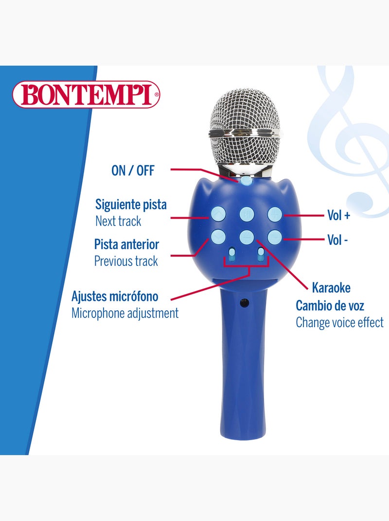 Microfono wireless per bambini blu con altoparlante bontempi N/D - Kiabi