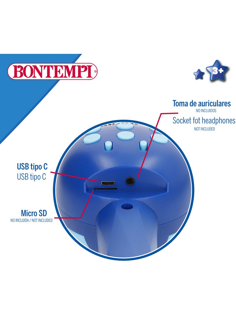 Microfono wireless per bambini blu con altoparlante bontempi N/D - Kiabi